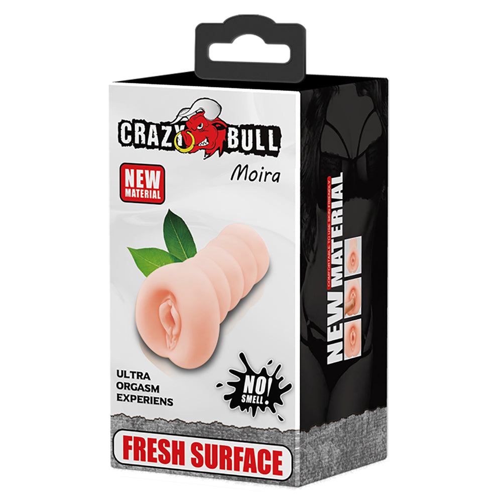 Crazy Bull Moria Male Masturbator - Realistic Textured Sleeve for Enhanced Pleasure | Perfect for Solo Play & Couples Fun