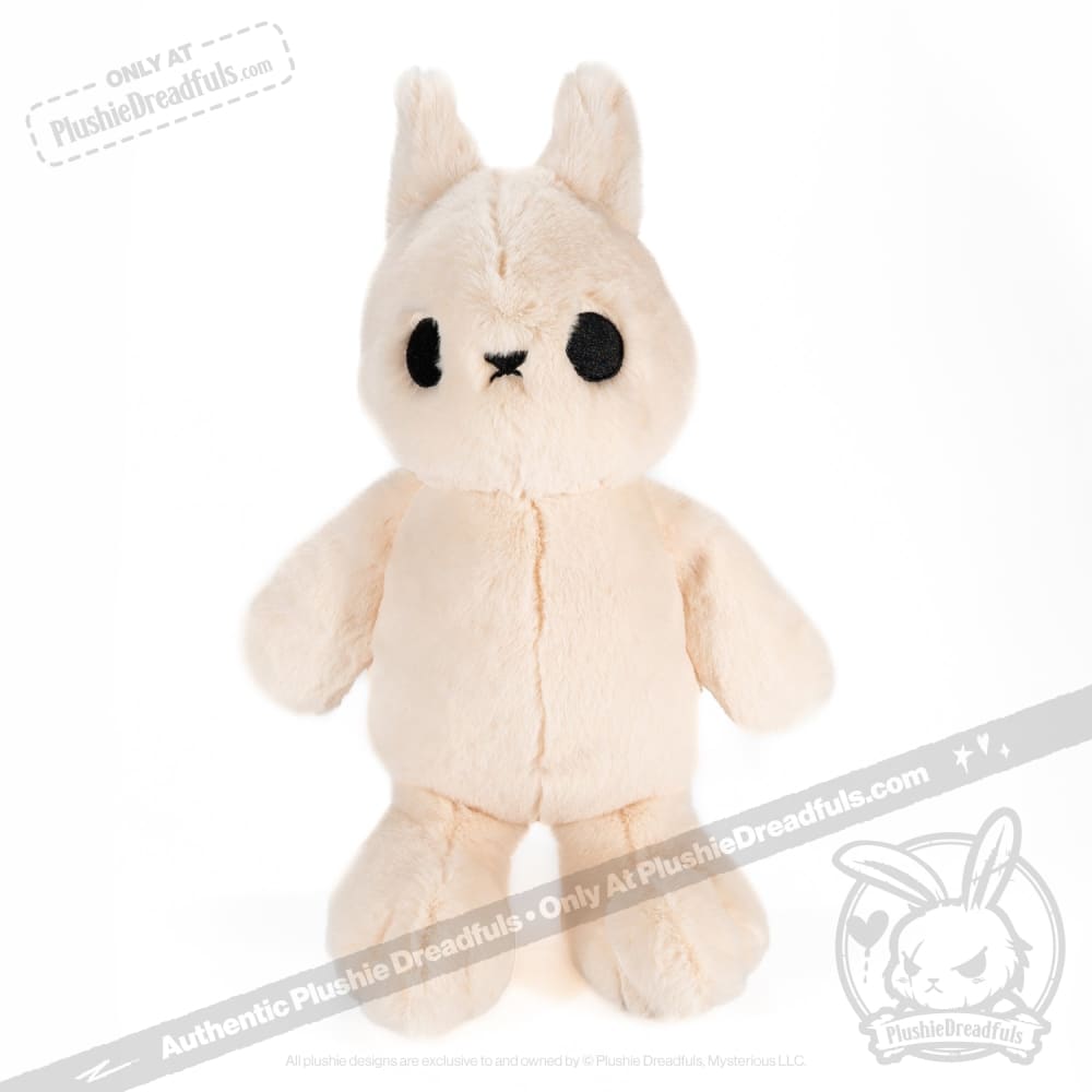 Plushie Dreadfuls Bunana Rabbit Stuffed Animal Toy - Soft Cuddly Bunny Plush for Kids, Collectors & Gift Giving | Perfect for Bedroom Decor, Nursery Comfort & Anxiety Relief