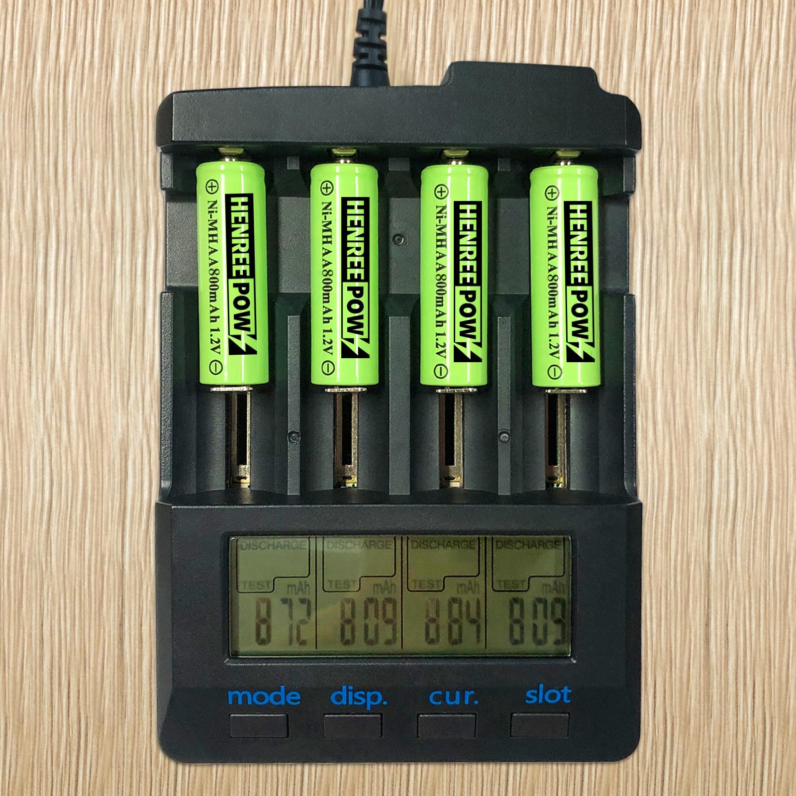 Rechargeable AA Batteries 12-Pack - 800mAh NiMH Double A Solar Batteries with Pre-Charged 1.2V for Outdoor Solar Lights, Garden Pathway Lights & String Lights | Long Lasting Power for Solar Panels, Flashlights & Emergency Kits