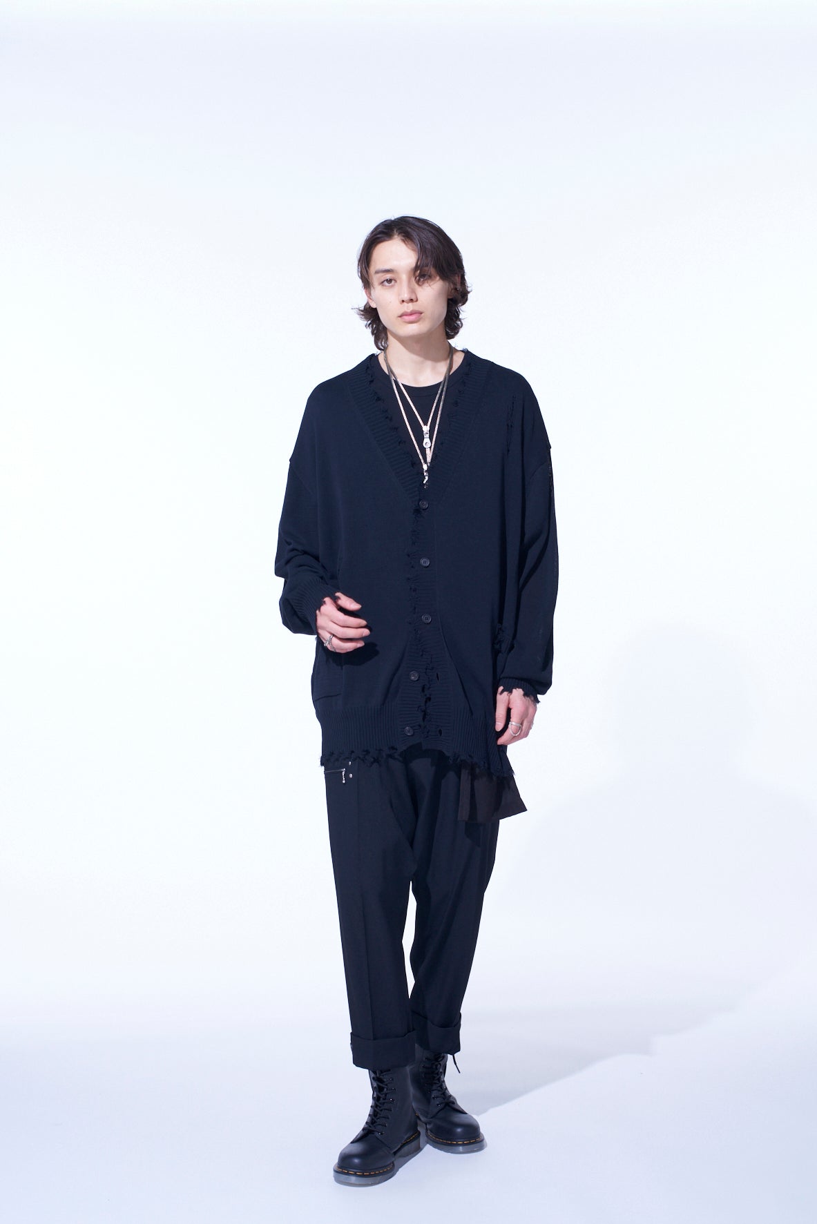 Compact Twist 10g Damaged Knit Cardigan for Women - Cozy Lightweight Open Front Sweater for Fall Layering & Casual Outfits