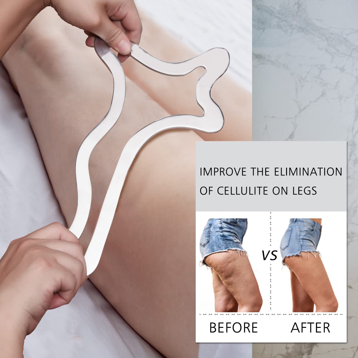 Premium Body Sculpting & Contouring Tools Set - Stainless Steel Gua Sha Scraping Massage Tool for Face & Body - Professional Lymphatic Drainage & Muscle Relaxation - Perfect for Home Spa, Post-Workout Recovery & Skincare Routine