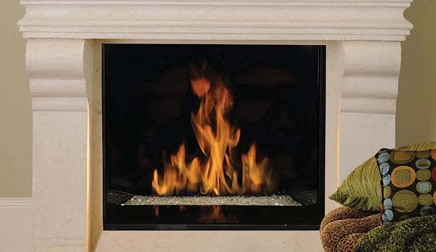 45 Inch Direct Vent Contemporary Gas Fireplace - DRC6345 - Modern Heating Solution for Living Rooms & Bedrooms