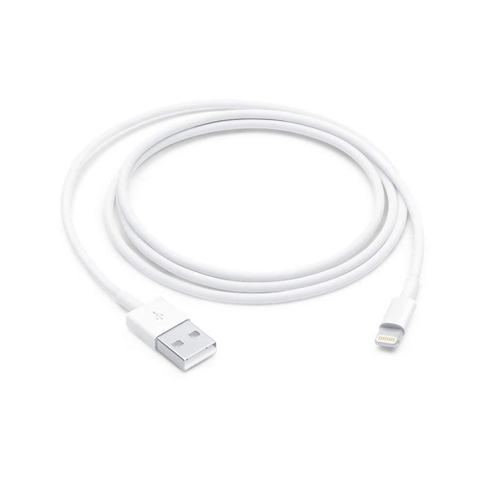 Apple MFi Certified Lightning to USB Cable - 2.4A Fast Charging Cord for iPhone 14/13/12/11/X/XS/XR/8/7/6/SE/Plus/Pro/Max/Mini - Durable White Charger for Home, Office & Travel