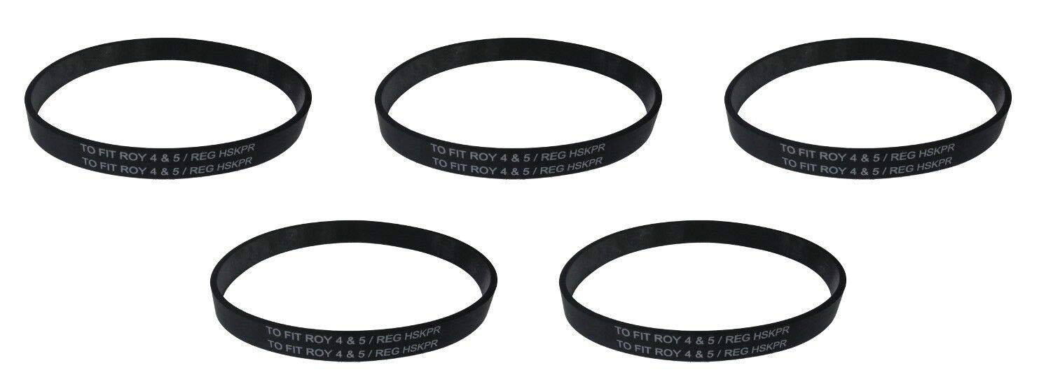 5 Pack Replacement Belts for Regina Housekeeper Upright Vacuum DH06010 - Compatible with Regina 7, Regina 70, Regina 80 Models - Perfect for Home Cleaning, Pet Hair Removal, and Hard Floor Maintenance