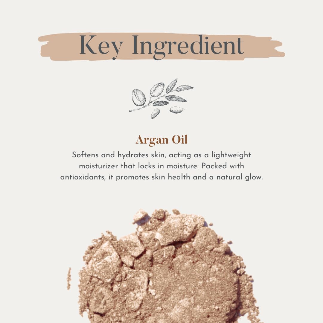 Luminary Glow Powder Highlighter - Hydrating Face Highlighter for Radiant Glow, Lightweight Buildable Makeup Powder | Clean Beauty, Vegan & Cruelty-Free | Perfect for Daily Wear, Special Occasions & Photography
