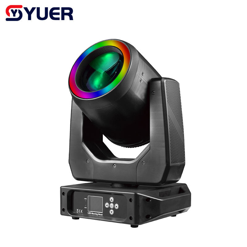 YUER™ MINI LED 260W Spot Zoom GOBO Moving Head Light - Professional DMX Stage Lighting for DJ, Disco, Bar, Nightclub, Music Party & Dance Events | Perfect for Stage Shows, Live Performances & Entertainment Venues