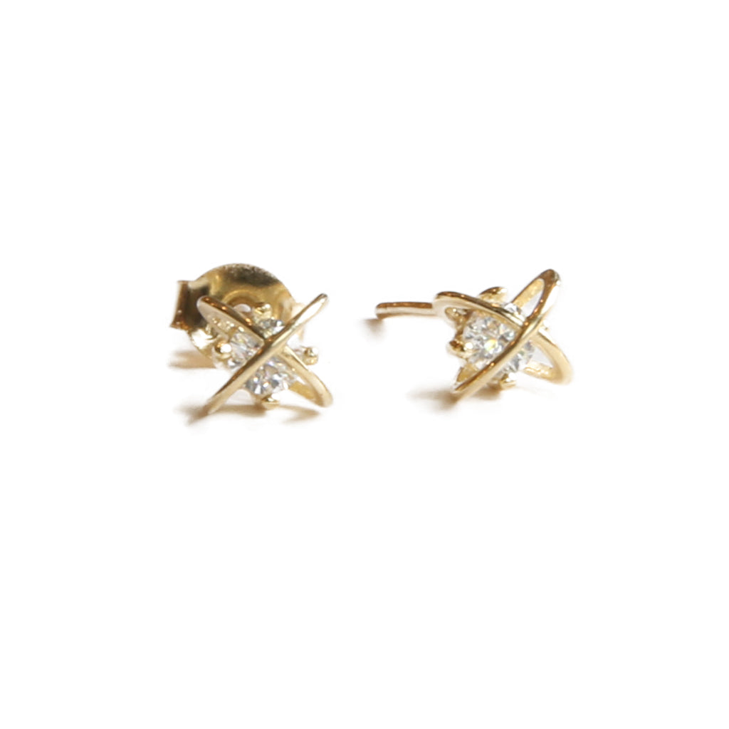 Galaxy Stud Earrings for Women - Trendy Sparkling Rhinestone Earrings for Daily Wear & Special Occasions