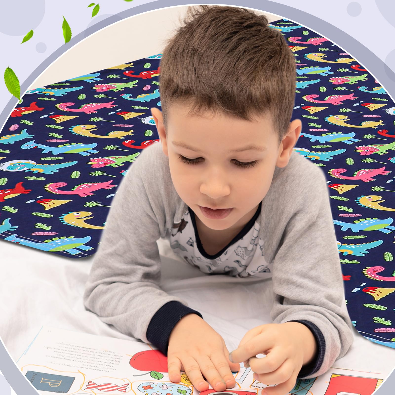 Dinosaur Sensory Sheet for Kids & Adults - Twin Size Breathable Stretchy Comfortable Bedding | Calming Compression Blanket for Toddlers, Autism & Anxiety Relief | Perfect for Christmas Gifts, Sleep Therapy & Sensory Rooms