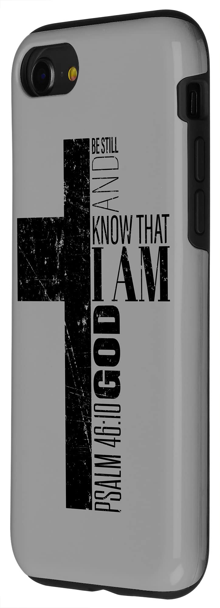 iPhone SE (2020)/7/8 Christian Phone Case with Bible Verses - 'Be Still' Religious Protective Cover for Church, Prayer & Daily Faith Inspiration