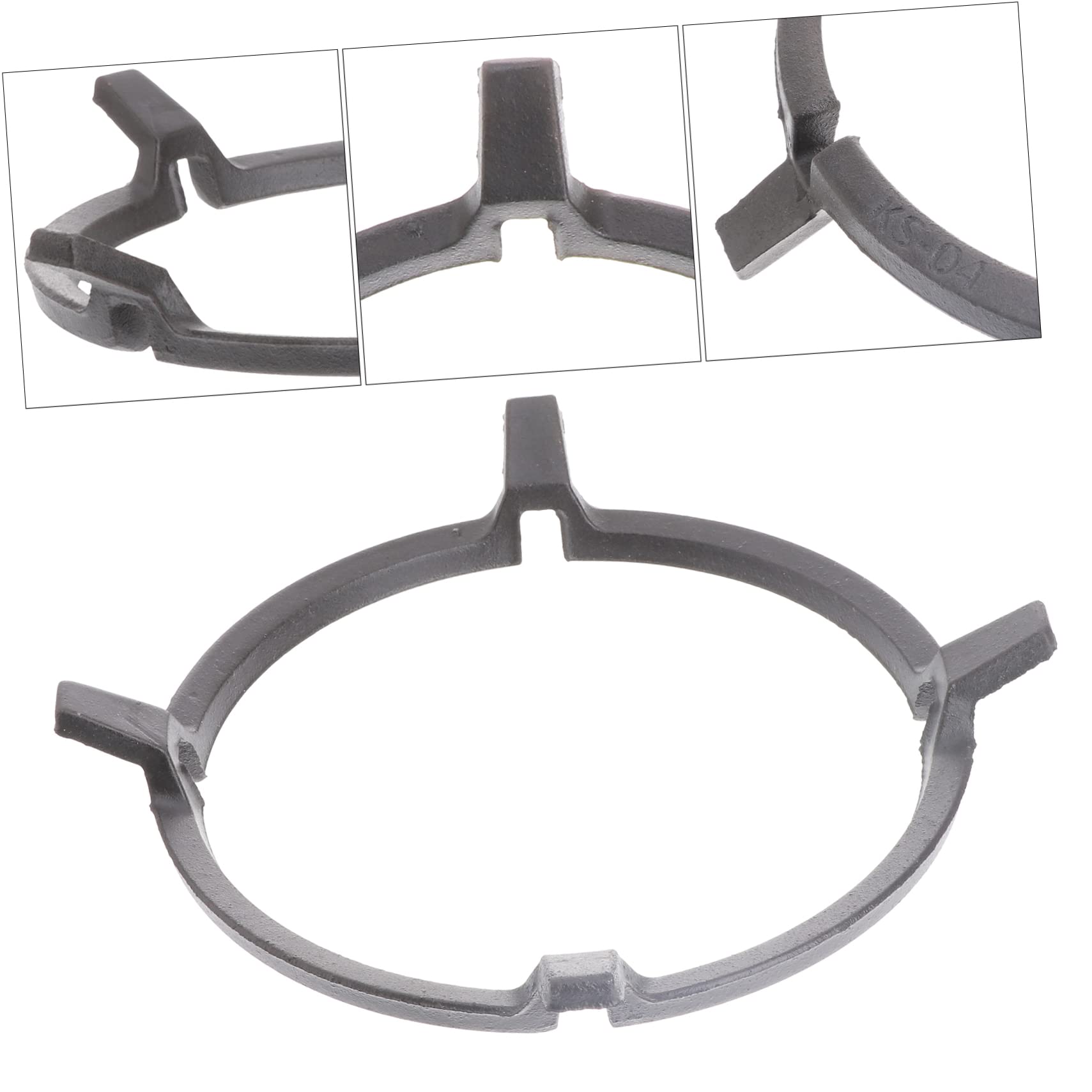 Stainless Steel Wok Stand for Gas Stove - Heavy Duty Burner Support Ring & Pot Rack - Compatible with Electric Cooktops - Perfect for Stir-Frying, Deep Frying & Asian Cooking