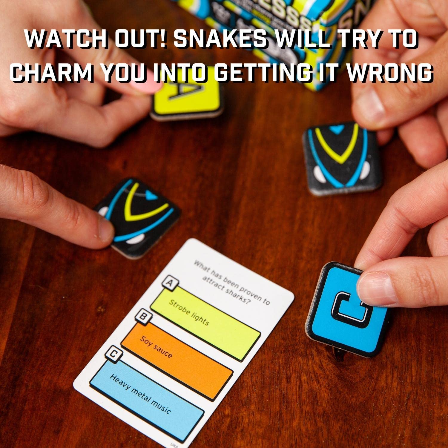 Big Potato Snakes: Fun Social Deduction Board Game for Family Game Night & Adult Parties | Strategy Game for 4-8 Players | Perfect for Halloween, Team Building & Icebreaker Activities