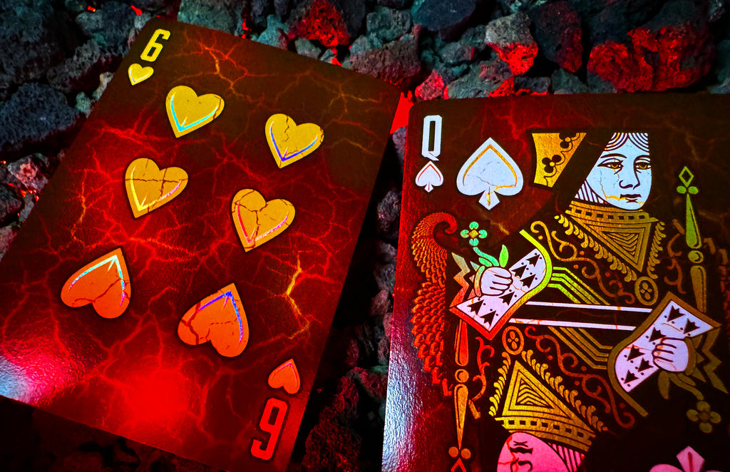 Premium Draconian Crimson Playing Cards - High-Quality Poker Deck for Magic Tricks, Cardistry & Casino Games - Perfect for Professional Magicians & Card Enthusiasts