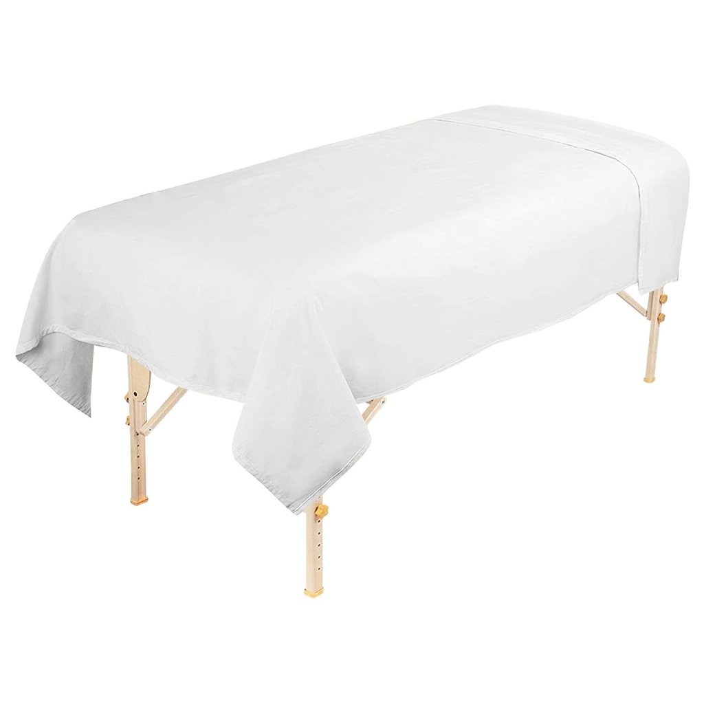 Premium Flannel Massage Table Sheet - Soft & Durable Massage Bed Cover for Spa, Clinic & Home Use - Comfortable & Washable Therapy Table Linen