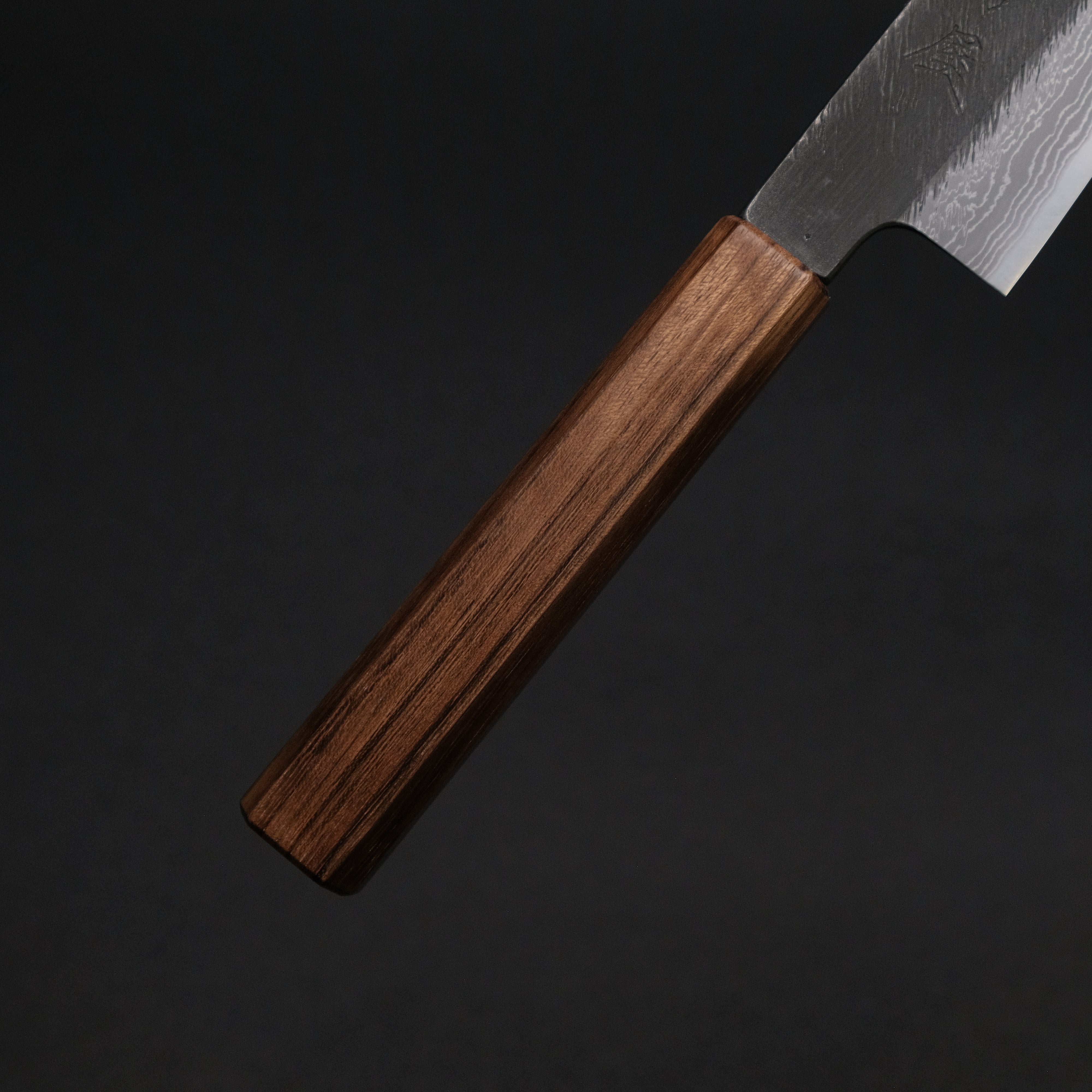 Premium Ajikataya White #2 Matsuba Damascus Petty Knife 150mm - Handcrafted Japanese ObanKole Handle (#70) - Perfect for Slicing, Garnishing & Precision Kitchen Tasks