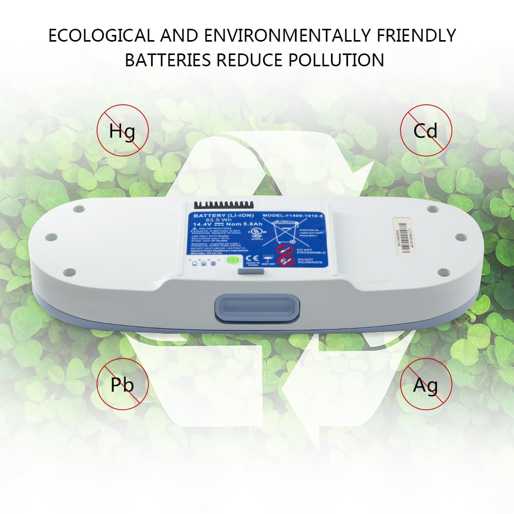 Original Iongen BA-300 Replacement 14.4V Li-ion Battery for OxyGo FIT Oxygen Concentrator - Compatible with Model #1400-1010-8 | Perfect for Home Healthcare & Portable Oxygen Therapy Use