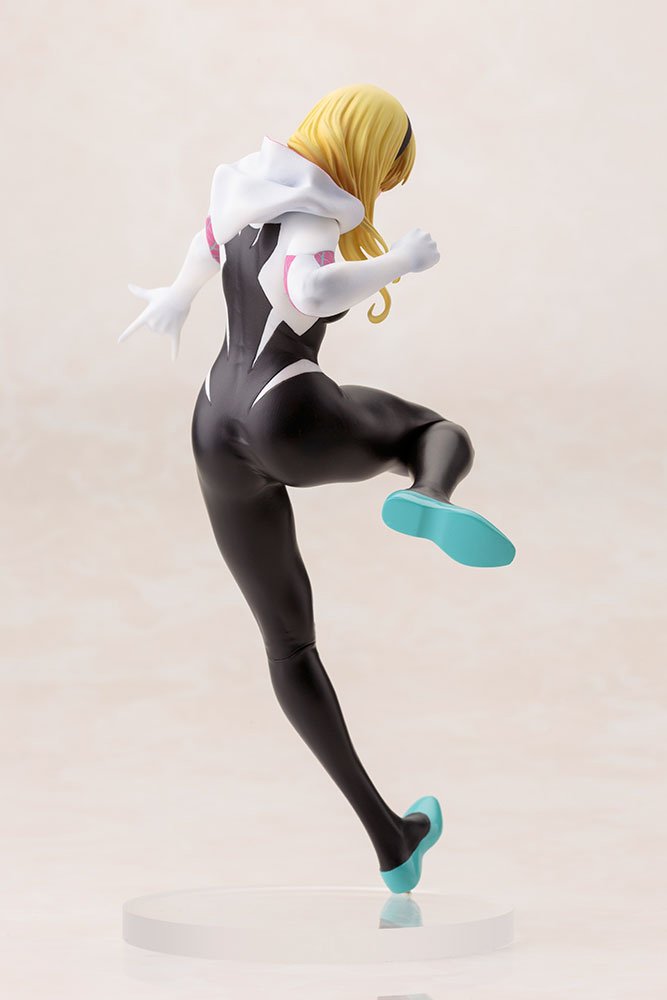 Kotobukiya Marvel Spider-Gwen Bishoujo Statue - Anime Collectible Figure for Home Decor & Marvel Fans Gift