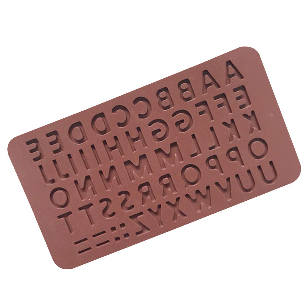 Yarnow 1-Piece English Alphabet Silicone Mini Cake Mold - Non-Stick DIY Chocolate & Baking Molds for Cupcakes, Cookies, and Desserts - Perfect for Birthday Parties, Baby Showers, and Holiday Baking