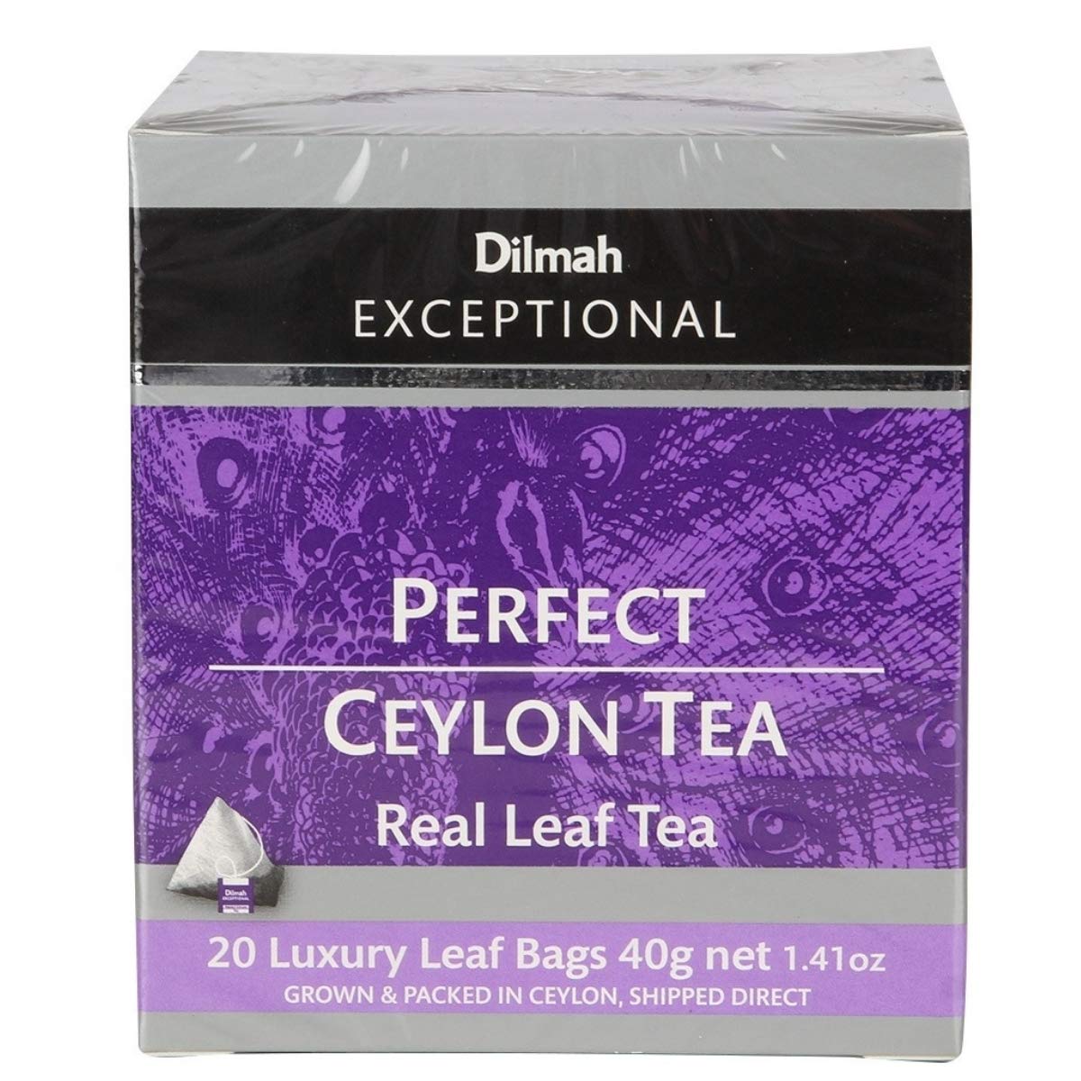 Dilmah Perfect Ceylon Tea - 120 Tea Bags (6 Packs x 20) | Premium Pure Ceylon Black Tea in Luxury Leaf Bags | Exceptional Range for Gifts, Afternoon Tea & Relaxation
