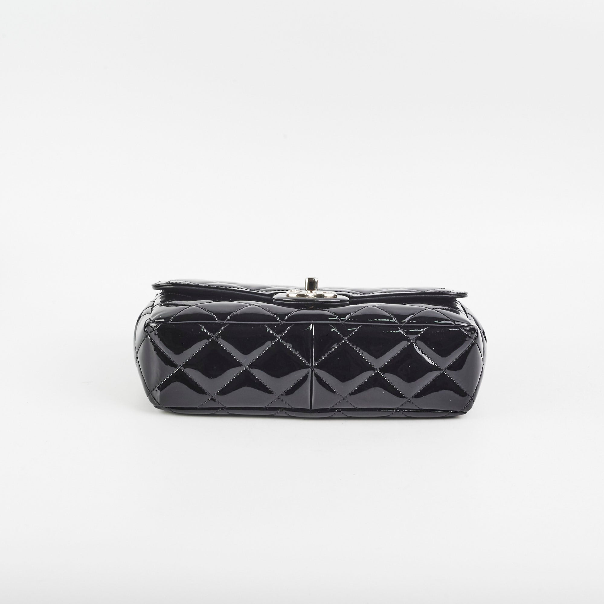 Chanel Patent Leather Seasonal Flap Bag Black - Luxury Designer Handbag for Women, Perfect for Evening Parties & Special Occasions