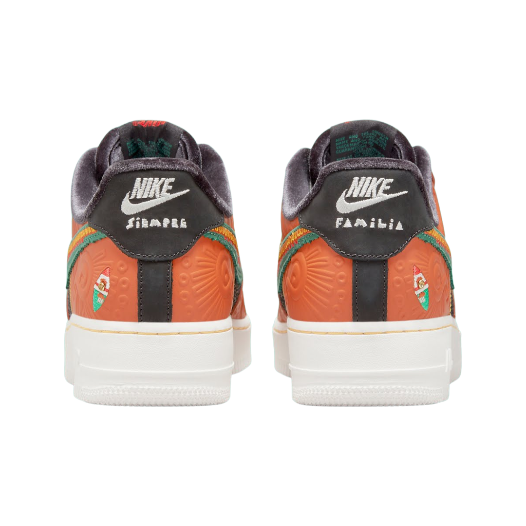 Nike Air Force 1 '07 LX Siempre Familia Sneakers - Men's/Women's White Leather Low-Top Basketball Shoes - Perfect for Casual Wear, Street Style & Sneaker Collection