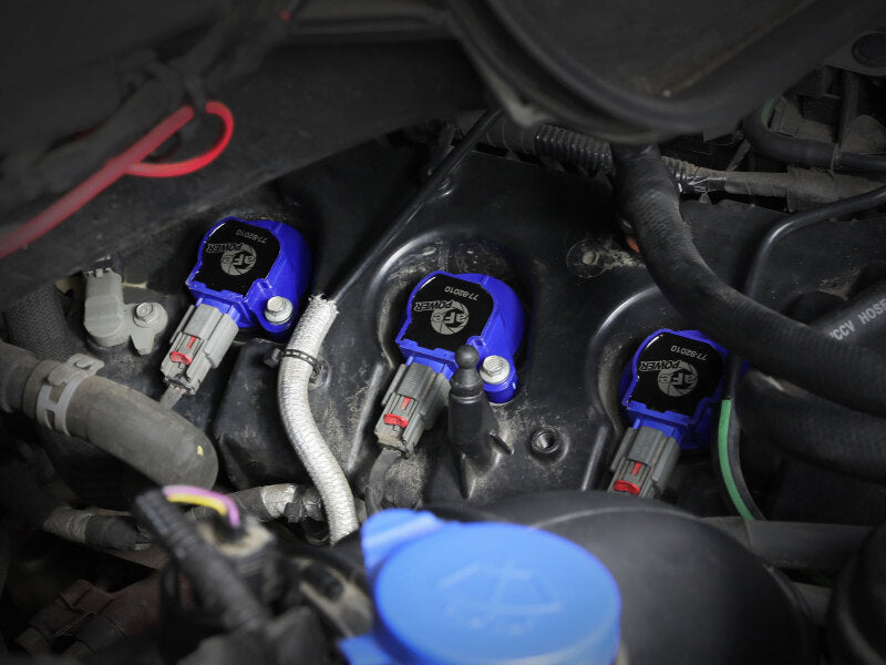 aFe 11-16 Ford F-150 Scorcher High Performance Ignition Coil Pack (6 Pack) - Upgrade Engine Power & Acceleration for Off-Roading & Towing