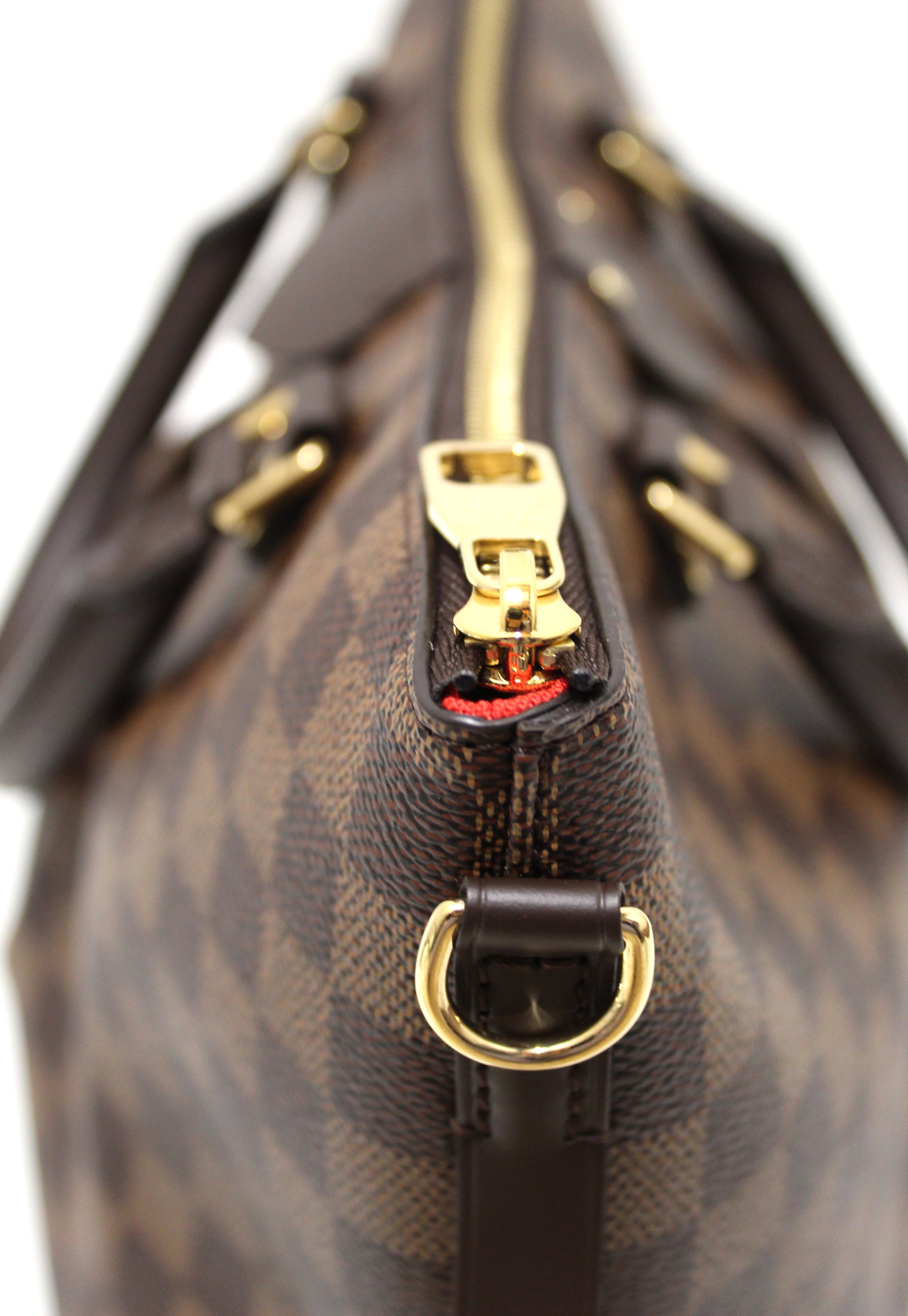 Authentic Louis Vuitton Damier Ebene Siena PM Shoulder Bag - Crossbody Messenger Purse with Adjustable Long Strap for Women | Perfect for Work, Travel & Everyday Use