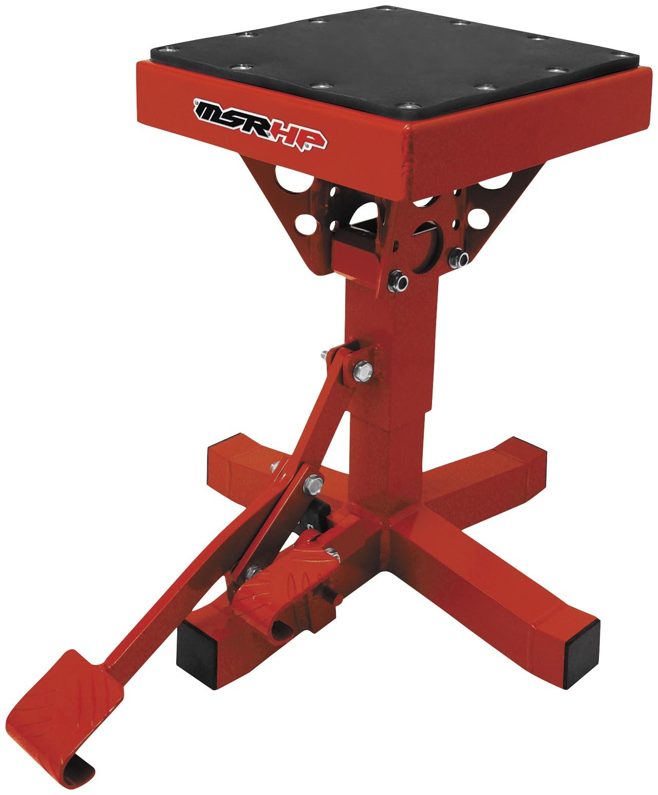 MSR Pro Lift Stand - Heavy Duty Adjustable Bike Repair Stand, Red - Perfect for Home Garage, Bike Shops & Outdoor Cycling Maintenance