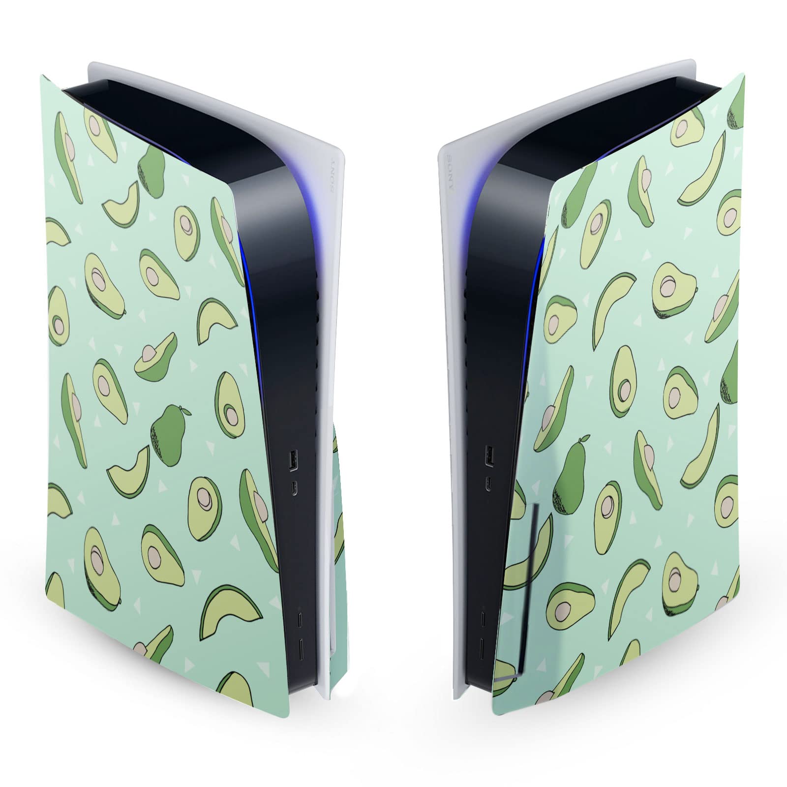Officially Licensed Andrea Lauren Avocado Art PS5 Skin - Matte Vinyl Faceplate Sticker Cover for Sony PlayStation 5 Disc Edition | Gaming Accessories, Custom Console Protection | Perfect for Gamers & Home Entertainment Setups