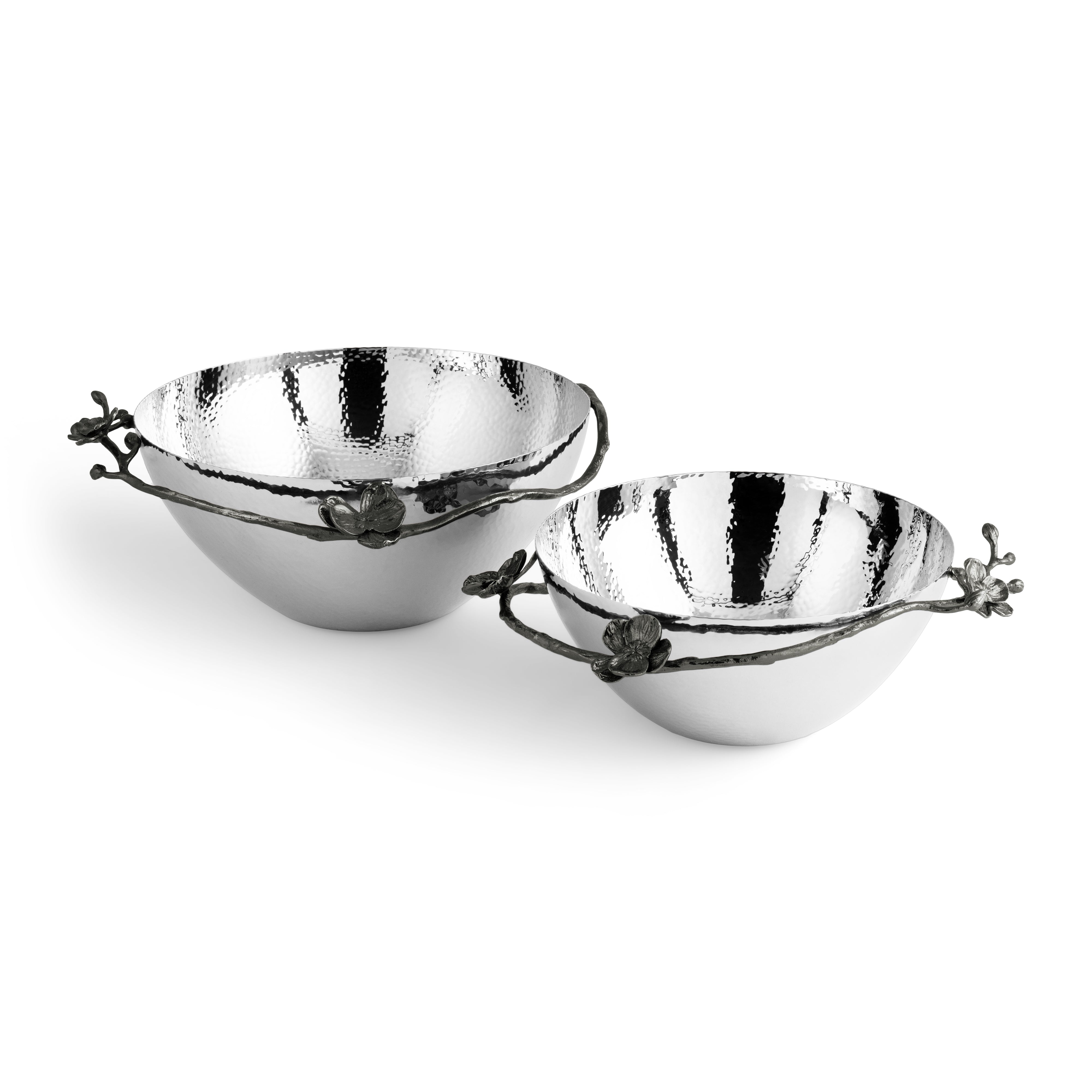 Premium Black Orchid Bowl - Elegant Ceramic Serving Dish for Salads, Desserts & Snacks | Perfect for Dining, Entertaining & Home Decor