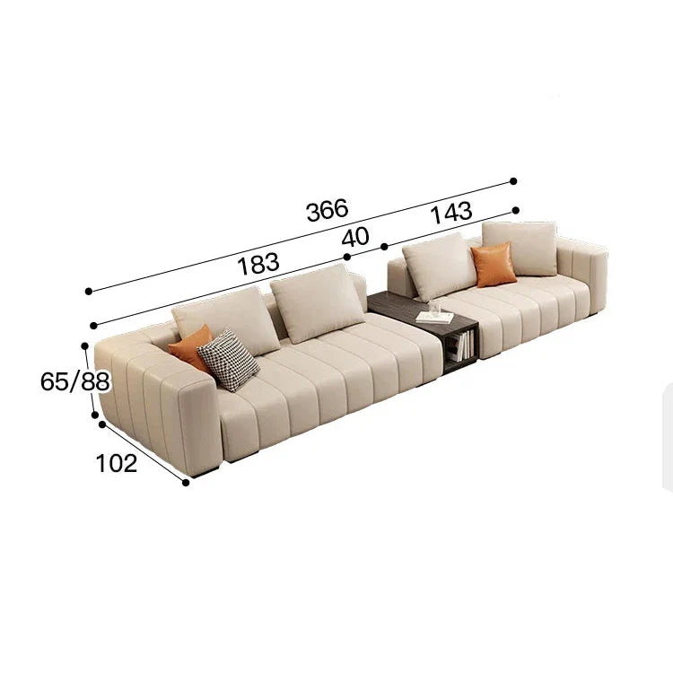 Luxury Modular Sectional Leather Sofa – Premium Comfort, Timeless Design & Durable Quality for Living Room, Home Theater & Office Lounge