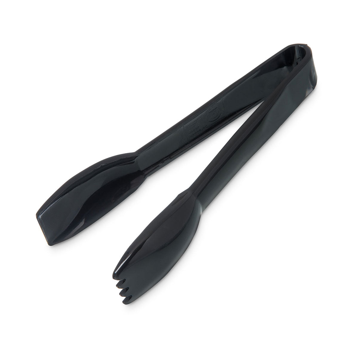 Carlisle 460603 Carly Salad Tongs - 6-Inch Black Serving Tongs for Salad, Pasta, and Buffet - Perfect for Restaurants, Catering, and Home Kitchen Use