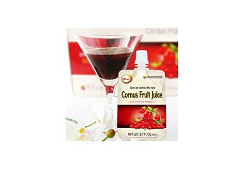 Chunho N'Care Cornus Fruit Juice for Men - 60 Pack | Natural Immune Booster & Health Supplement | Supports Energy & Vitality | Perfect for Daily Wellness Routine & Active Lifestyle