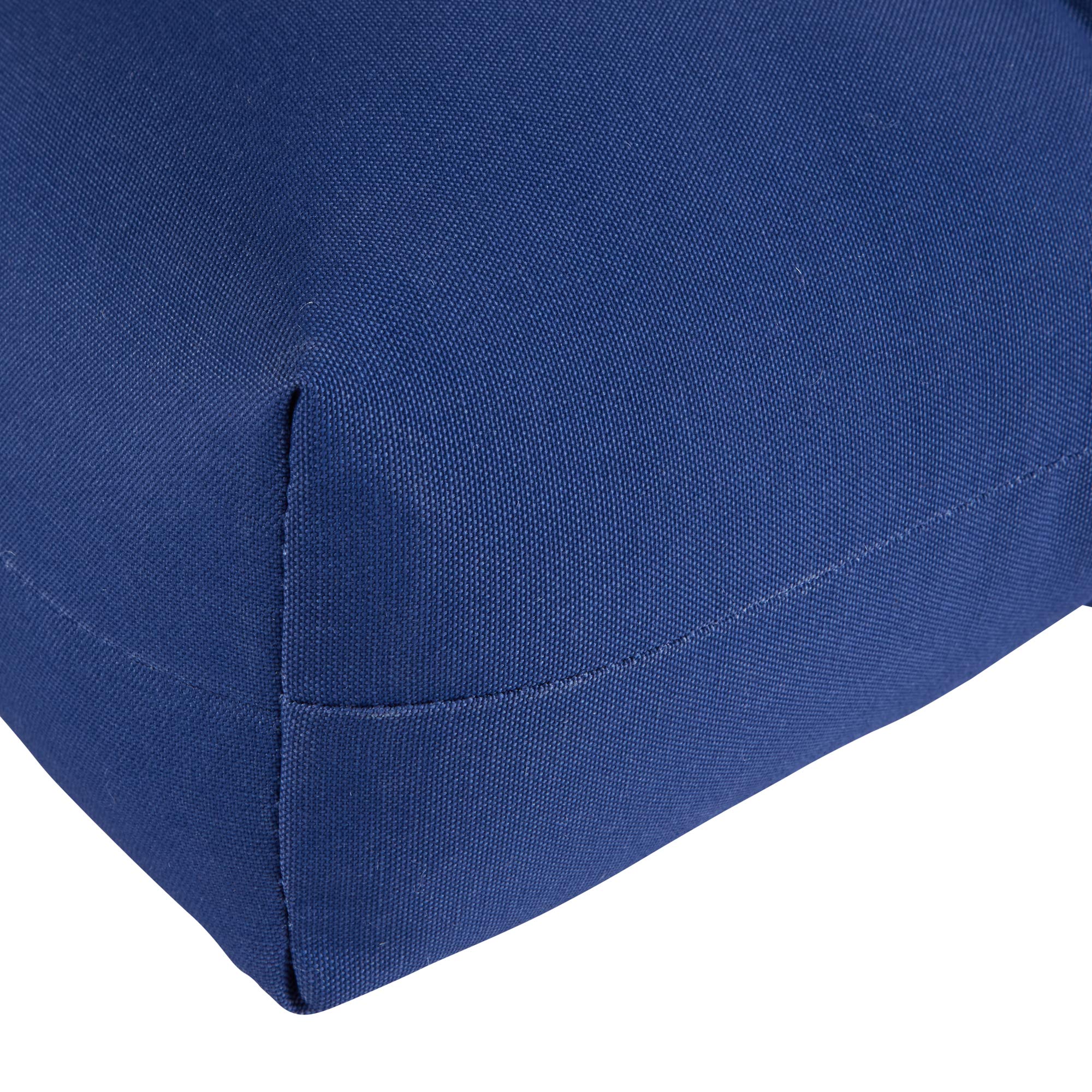 Greendale Home Fashions Outdoor Seat & Back Chair Cushion - Waterproof & UV Resistant - Blue Patio Furniture Cushion (Pack of 1) - Perfect for Poolside Lounging, Garden Chairs & Deck Furniture