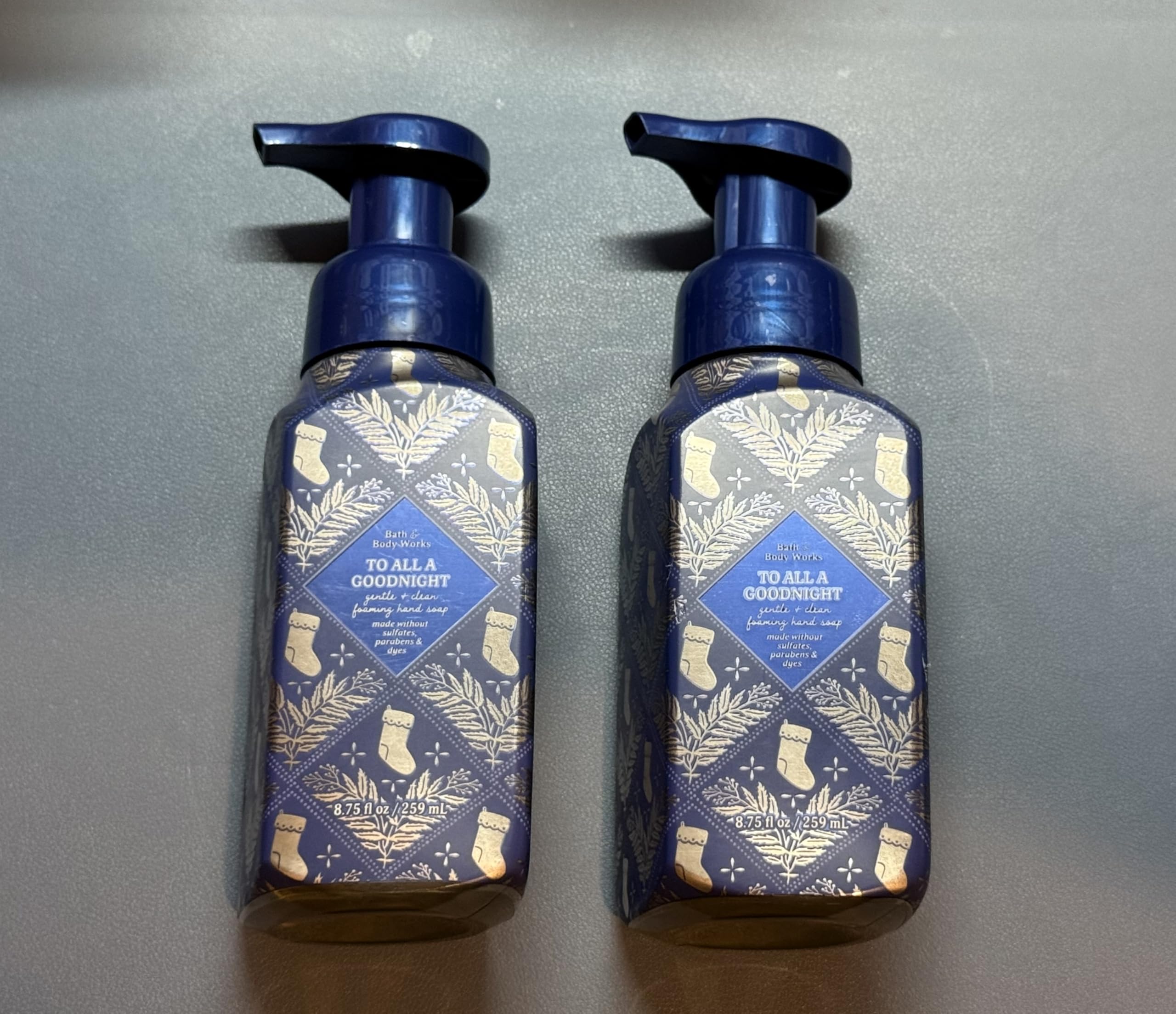 Bath & Body Works Gentle & Clean Foaming Hand Soap - 8.75 fl oz (259 mL) Full Size, Pack of 2 - Moisturizing & Refreshing for Daily Hand Washing at Home, Office, or Kitchen (Packaging May Vary)
