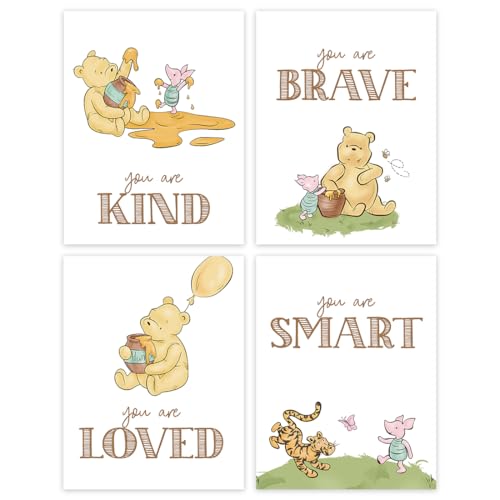 Simple Modern Winnie the Pooh Wall Art