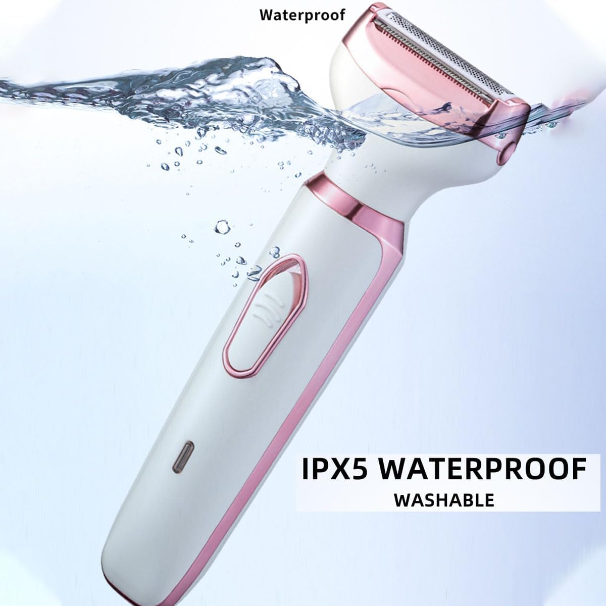 **Taletseten 4-in-1 Rechargeable Waterproof Electric Shaver for Women – Painless Hair Removal for Legs, Underarms & Bikini Area | Smooth & Comfortable Shaving at Home or Travel**