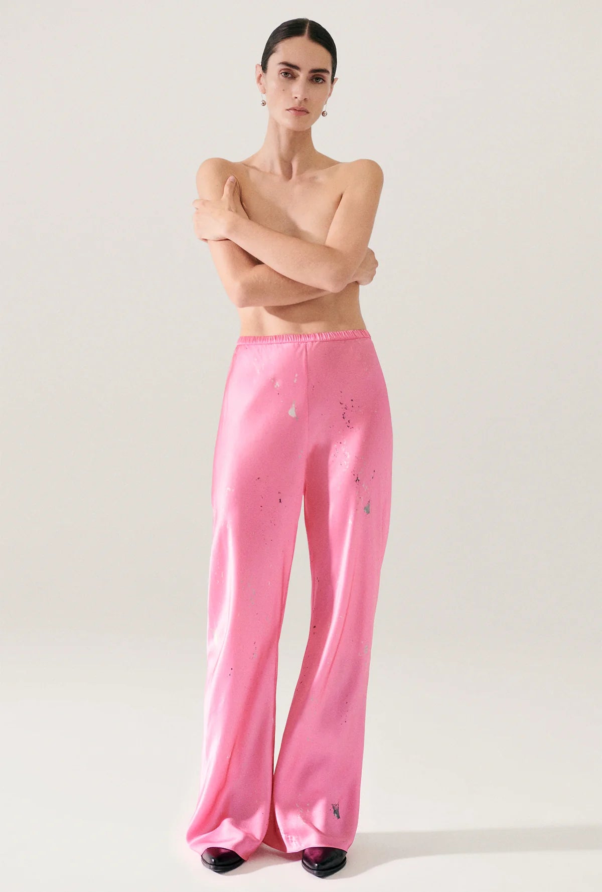 Stylish Bias Cut Pants for Women - Comfortable & Trendy HOG WASH Design - Perfect for Casual Wear, Office Outfits & Everyday Fashion