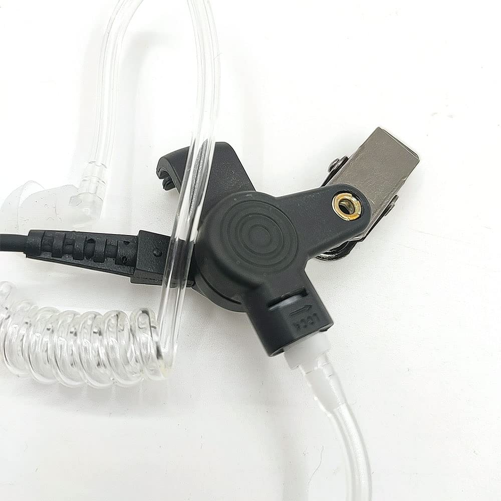 Original YZTERA Inrico Airtube AT-320 Earphone for POC Radio - Compatible with Inrico PTT T320 & T400 Network Radios - Hands-Free Communication for Security, Construction & Outdoor Activities