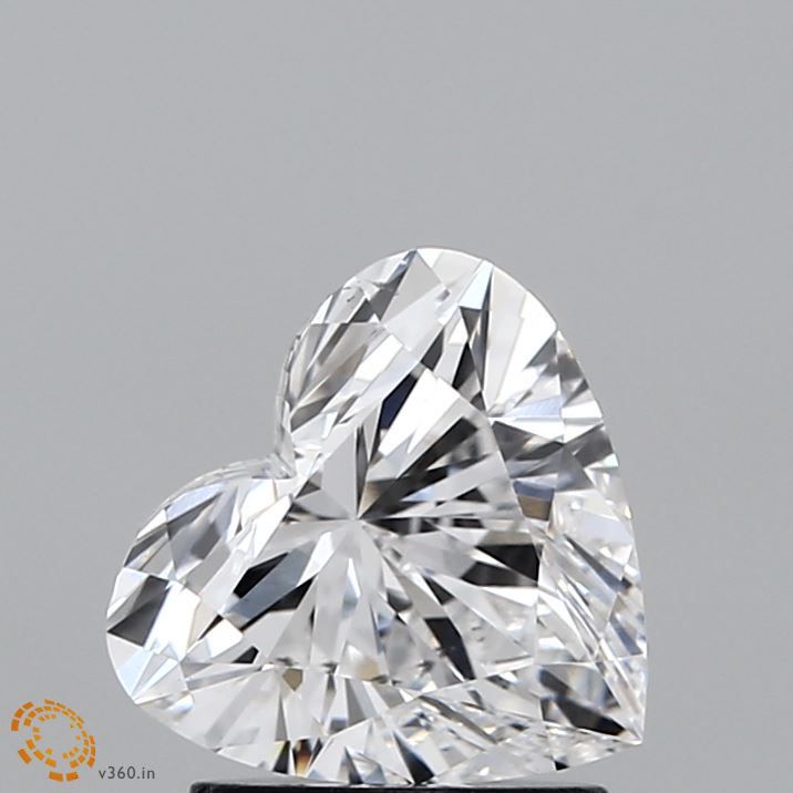 1.54 Carat E Color VS1 Clarity Heart-Shaped Lab-Grown Diamond for Engagement Rings & Fine Jewelry