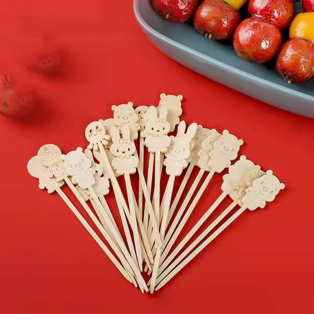 Eco-Friendly Natural Bamboo Skewers for Appetizers - 3.5