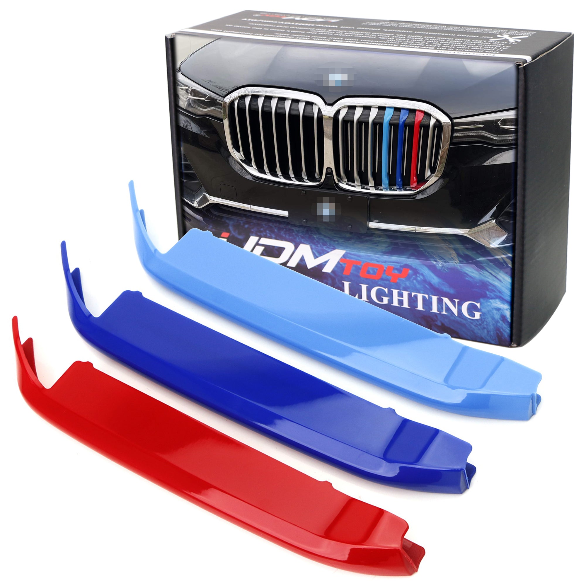 BMW G07 X7 M Color Grille Insert Trims for 2018-2021 Models with 7 Beam Kidney Grill - Upgrade Your Luxury SUV Style for Street & Show Car Events
