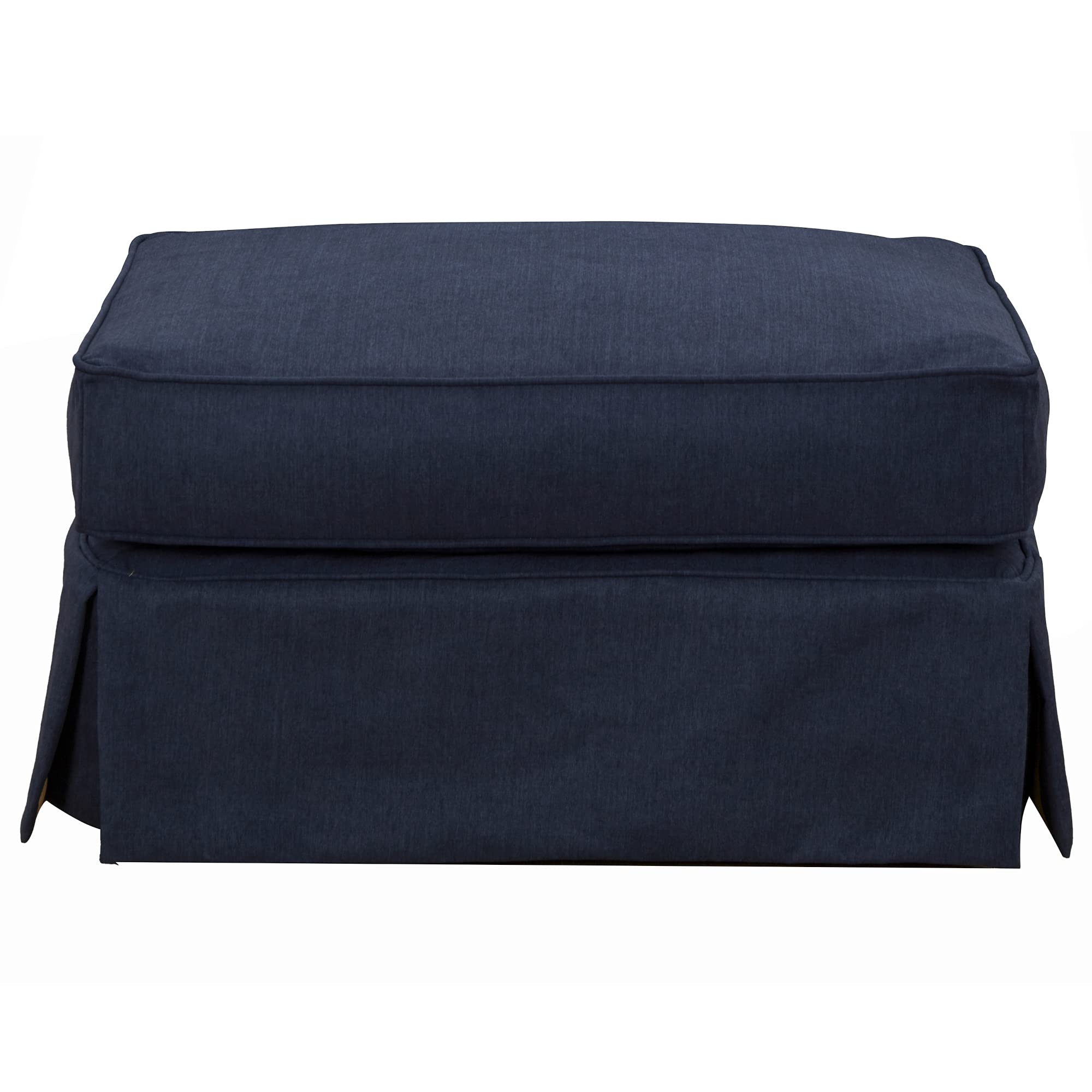 Sunset Trading Horizon Furniture Slipcover - Customizable Navy Blue Sofa Cover for Living Room, Sectional, and Recliner Protection