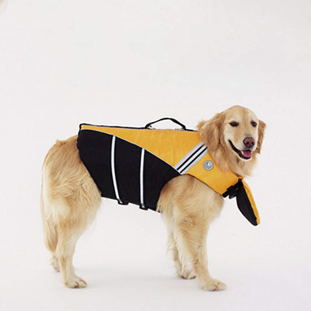 POPETPOP Reflective Dog Life Vest - Breathable Swim Suit for Puppies, Beach & Kayak Safety Vest with High Visibility for Paddle Boarding & Water Activities