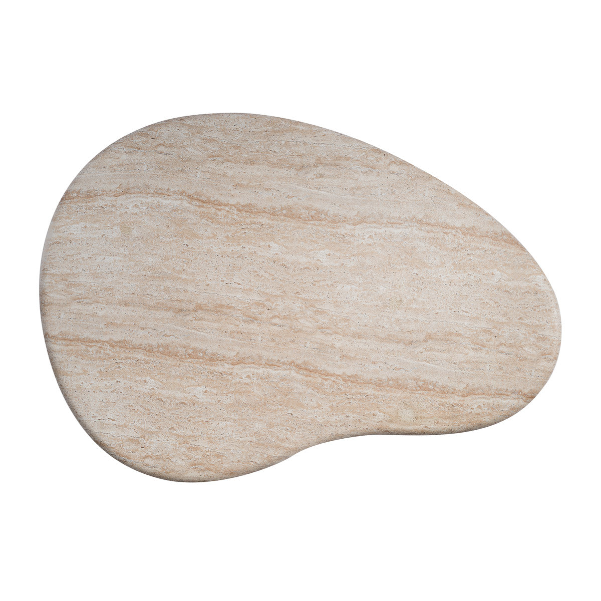 Azzurra Modern Travertine Coffee Table - Elegant Living Room Centerpiece for Home Decor & Entertaining