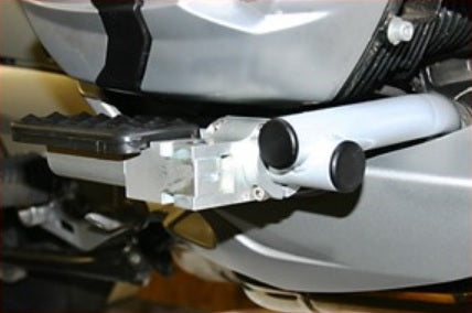 Ilium Works R1200 Hexhead Highway Peg Kit - Motorcycle Footrests for BMW R1200 - Comfortable Riding Accessories for Long Distance Touring & Cruising