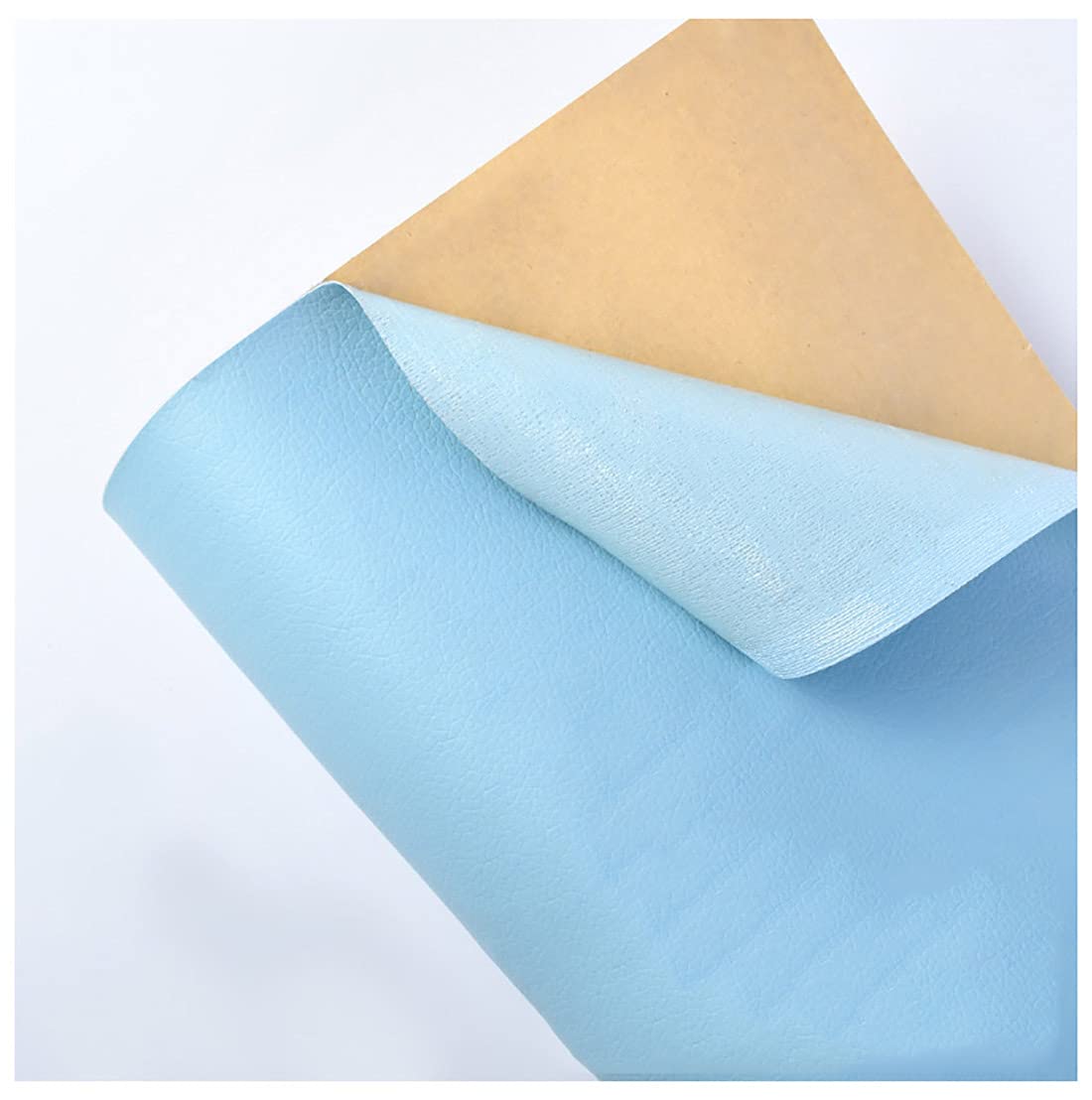 Premium Self-Adhesive Leather Repair Patches Kit - Waterproof Fabric & Tent Repair Tape (1.38X8m, Sky Blue) - Fix Down Jackets, Tents, Furniture & More - Durable DIY Repair Solution for Outdoor Gear & Home Use
