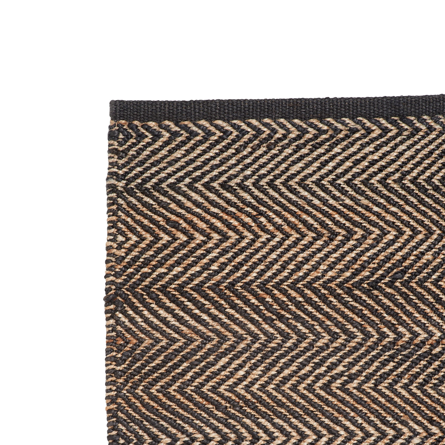 Premium Handmade Serengeti Style Area Rug - Charcoal & Natural Jute Fiber - Boho Chic Living Room Decor, Bedroom Accent Rug for Cozy Home & Office Spaces