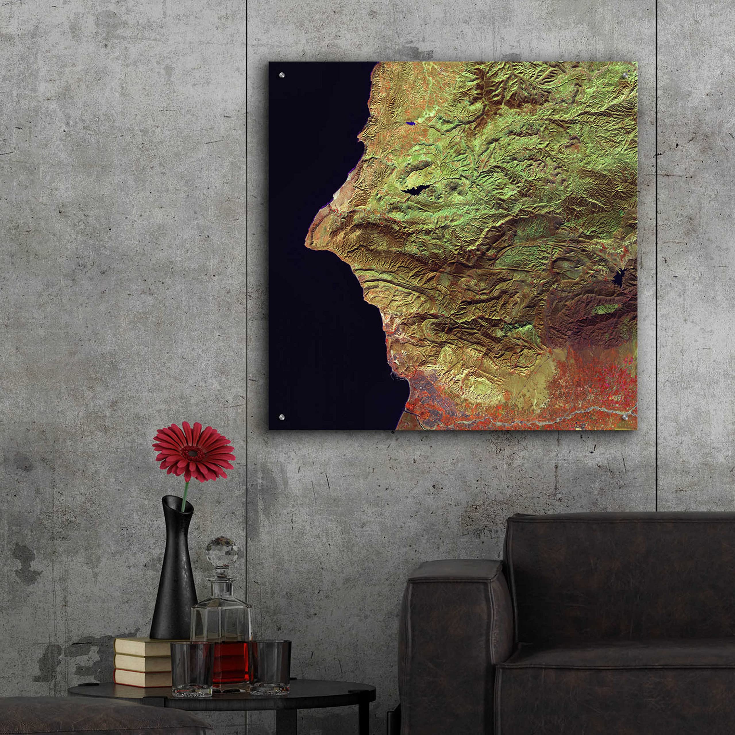 Epic Art 'Earth as Art: Earth Selfie' - 36x36 Inch Acrylic Glass Wall Decor | Modern Home & Office Wall Art | Perfect for Living Room, Bedroom or Office Decoration