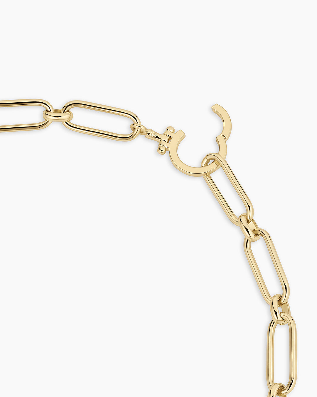 Zoey Statement Link Necklace - Elegant Gold Layered Chain Jewelry for Women | Perfect for Parties, Weddings & Date Nights