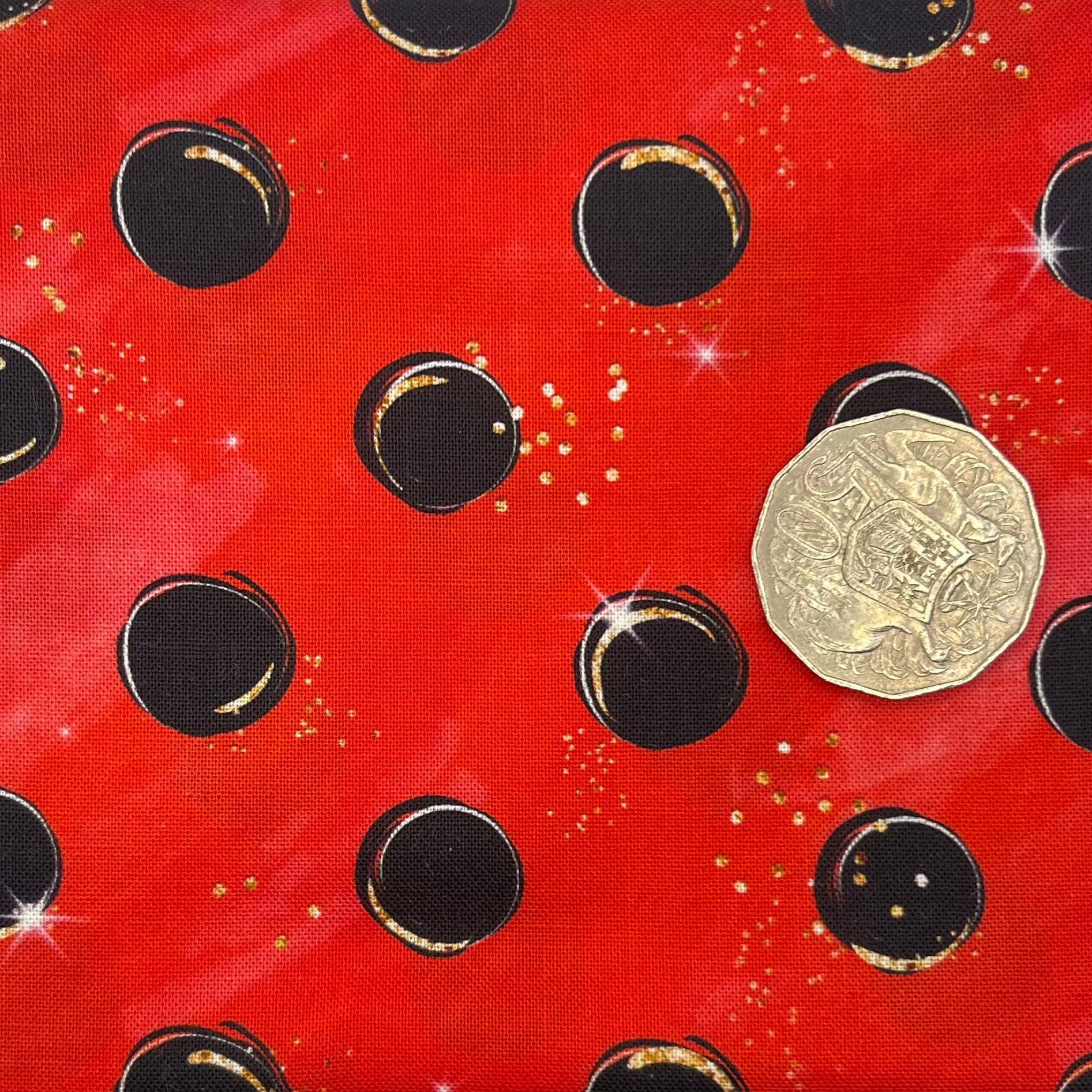 Red with Big Black Dots Women's Dress - Elegant Polka Dot Party Dress for Casual Wear, Date Night & Special Occasions
